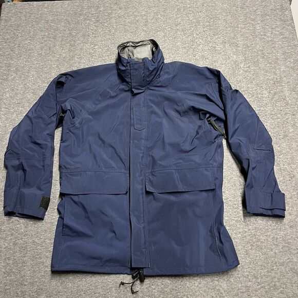Adventure Tech Other - Adventure Tech GoreTex Military Jacket Small (based on measurements) Navy Hooded